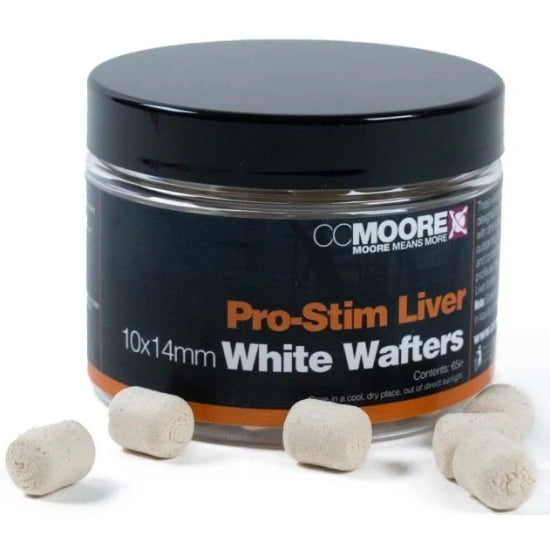 Wafters Cc Moore Pro-stim Dumbell, White, Liver, 10-14mm, 65buc/cutie