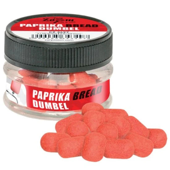 Wafters Carp Zoom Dumbel, Paprika-bread, 8-12mm, 15g
