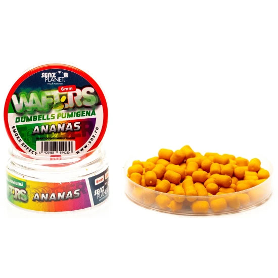 Wafters Dumbells Senzor Fumigena, Ananas, 6mm, 15g