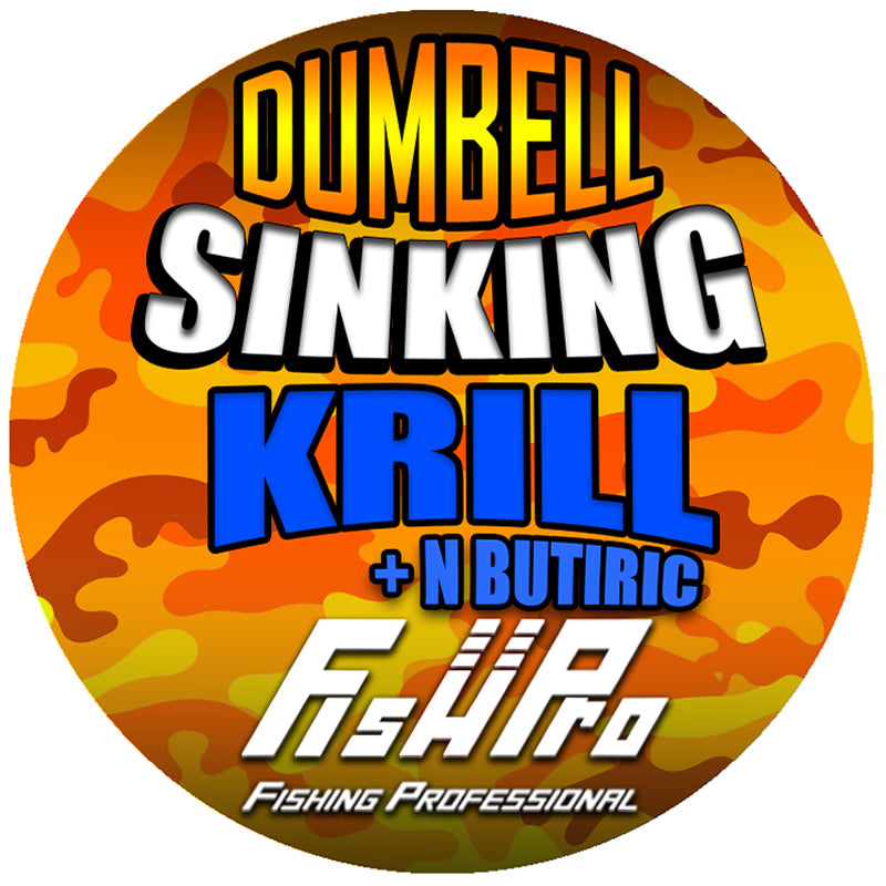 Wafters FISH PRO Dumbell Sinking, Krill &amp; N-Butiric, 40g