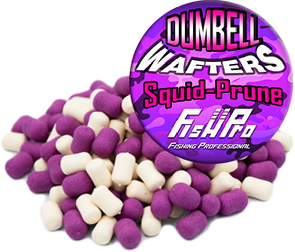 Wafters FISH PRO Dumbell Sinking, Squid &amp; Prune, 40g
