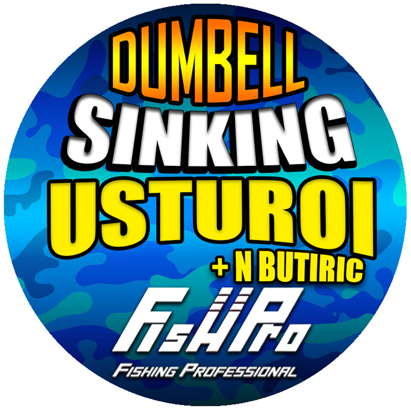 Wafters FISH PRO Dumbell Sinking, Usturoi &amp; N-Butyric, 40g