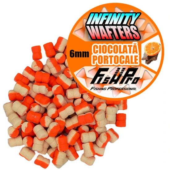Wafters Fish Pro Infinity, Ciocolata Portocale, 6mm, 40g
