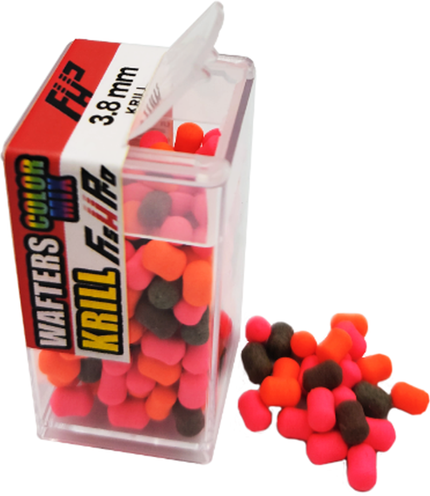 Wafters Fish Pro Color Mix, Krill, 3.8x5mm, 200buc