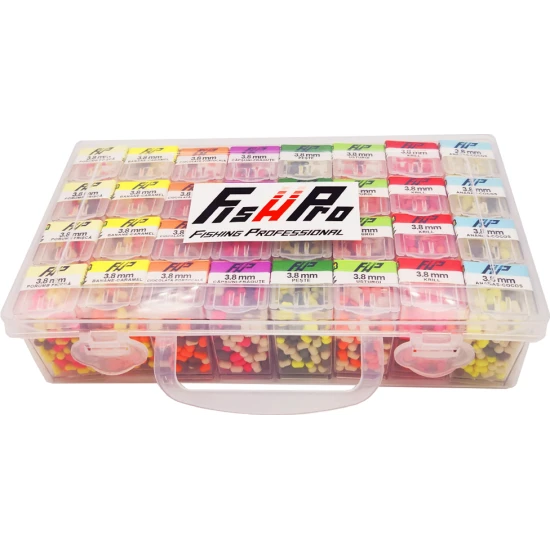 Wafters Fish Pro Easy Open Mega Box, 8 Arome, Multicolor, 3.8x5m, 200buc