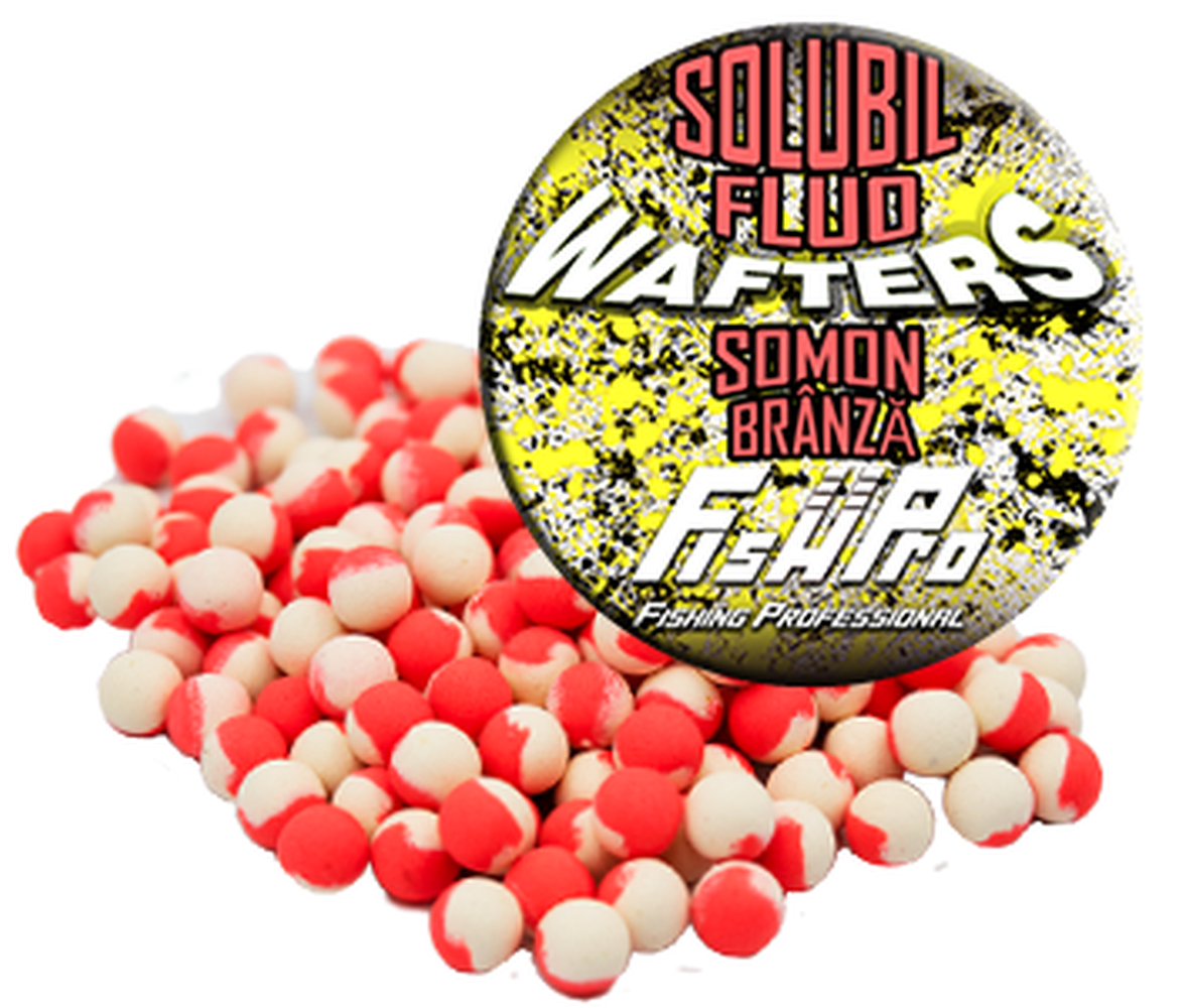 Wafters Fish Pro Solubile Fluo, Somon Branza, 8mm, 40g