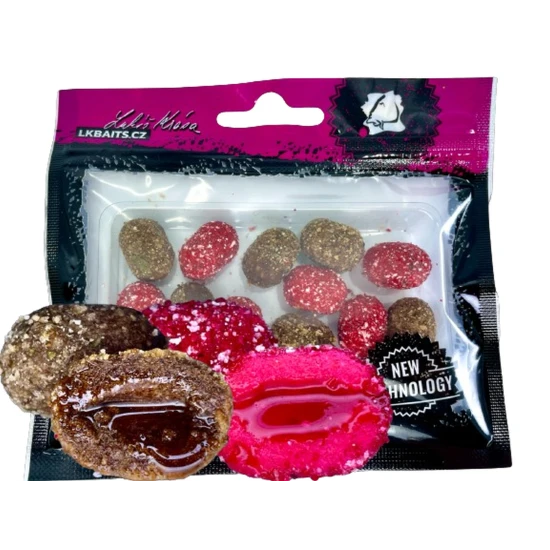 Wafters Lk Baits, Fish Mix, Brow Pink 14mm, 12buc/pac