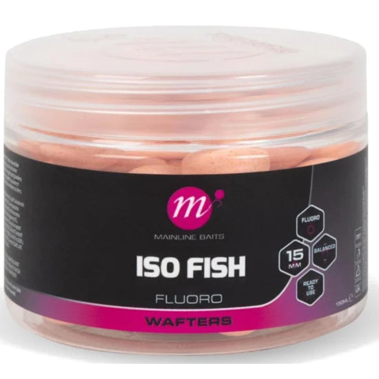 Wafters Mainline Fluoro Pink, Iso Fish, 15mm