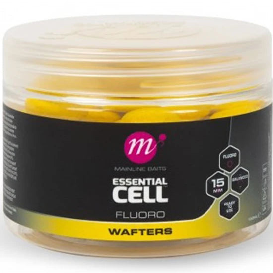 Wafters Mainline Fluoro Yellow, Essential Cell, 15mm