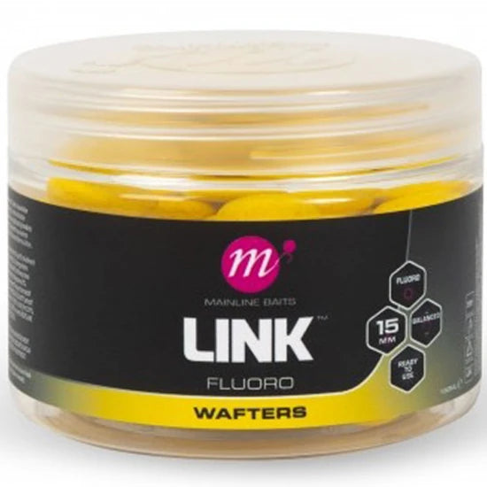 Wafters Mainline Fluoro Yellow, Link, 15mm