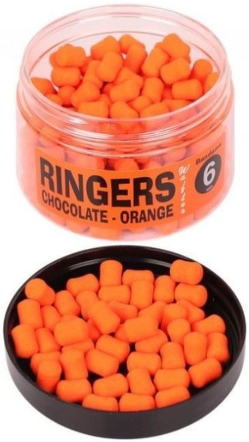 Wafters Ringers Orange, Chocolate, 6mm, 70g