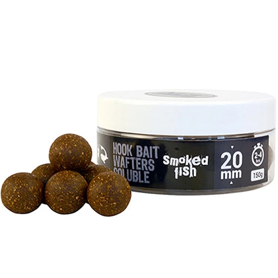Wafters The One Hook Bait Solubile, 20mm, Black - Smoked Fish