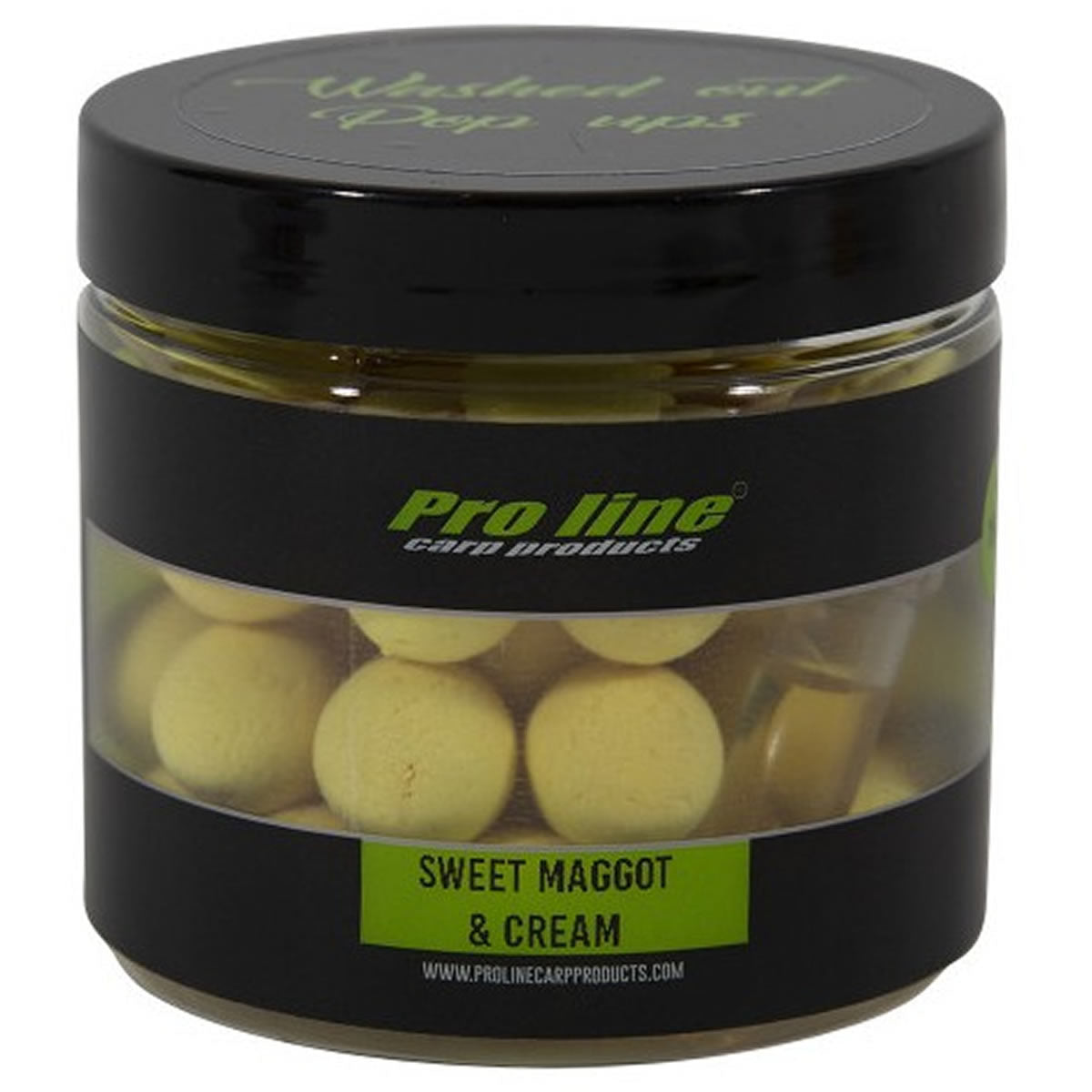 Washed Pop Up Pro Line, Sweet Maggot &amp; Cream, 15mm, 200ml