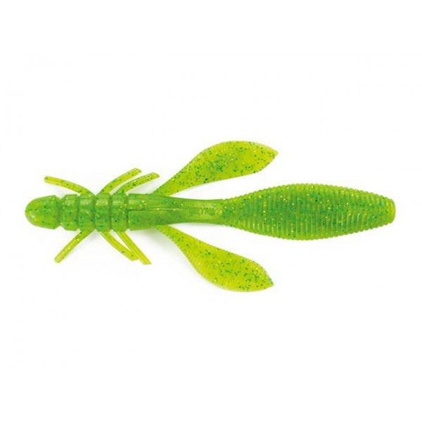 YUKI BUG 110mm (7 Buc/Pac)-18 - CHARTREUSE