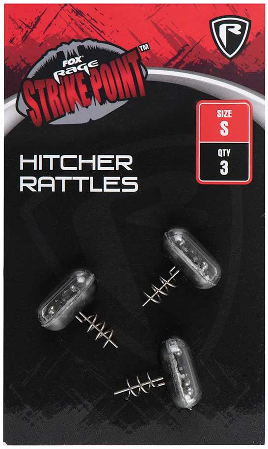 Zarnoitoare Sticla Fox Rage Strike Point Hitcher Rattle Large, 3buc