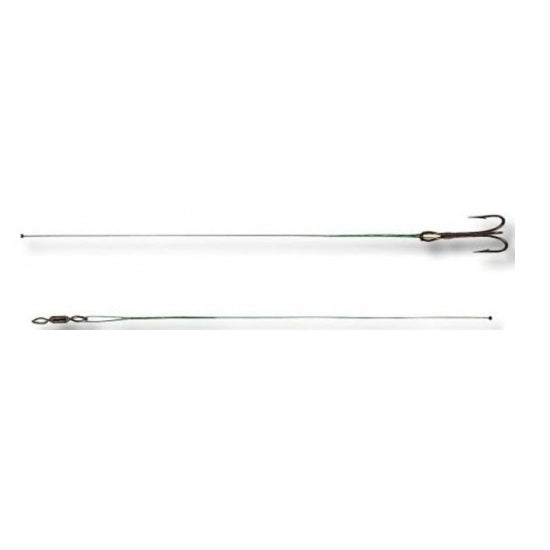 Zebco Struna cu Ancora Steel Leader Treble Hook 30cm 15kg