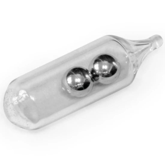 Zornaitoare Sticla Black Cat Glass Rattle, 6mm, 6buc/pac